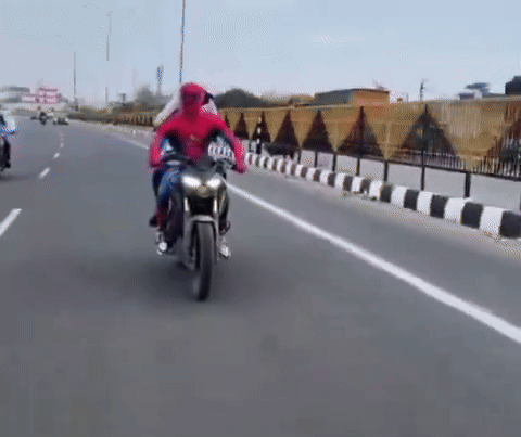 Stunt riders booked by Delhi Police (Photo/ANI)