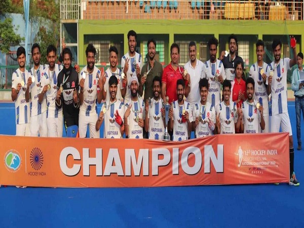 Hockey Haryana crowned as champions of men's National Championship 2022 (Photo: Hockey India)