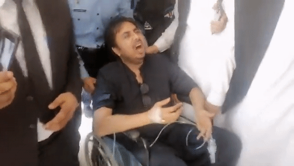 Former Pakistani Prime Minister Imran Khan's close aid Shahbaz Gill (Photo Credit: Twitter)