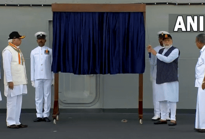 Prime Minister Narendra Modi in Kochi. (ANI/photo)