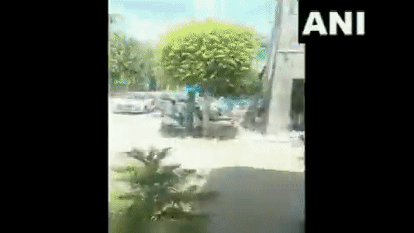 Visuals from Government Girls Senior Secondary School, Molarband (Photo/ANI)