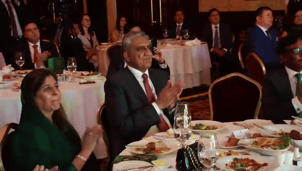 Bajwa celebrates Pak Independence Day at London Embassy, Ukraine supporter and Pak billionaire Zahoor's wife attends event  (Photo Credit: Twitter)