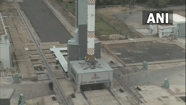 Visual from Satish Dhawan Space Centre (SDSC) in Andhra Pradesh's Sriharikota (Photo/ANI)