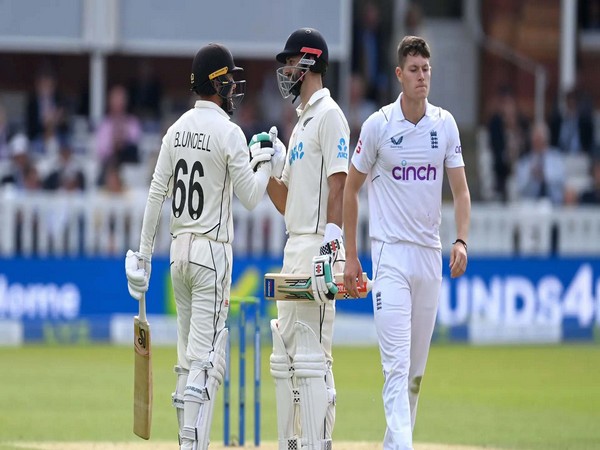 Tom Blundell and Daryl Mitchell. (Photo- ICC Cricket)