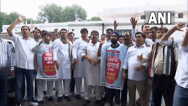 Congress to hold a nationwide protest today over unemployment and inflation. (Photo/ANI)