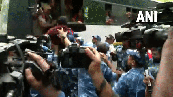 Congress workers detained in the wake of protest over ED probe against Sonia Gandhi in National Herald case