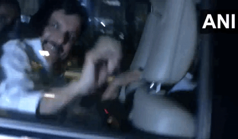 Sanjay Singh arrested from his residence (Photo/ANI)