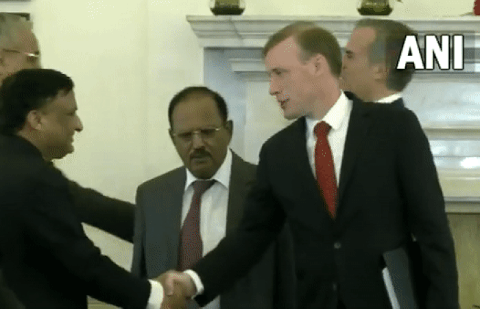NSA Ajit Doval and US NSA Jake Sullivan hold a bilateral meeting in Delhi. (Video: ANI)