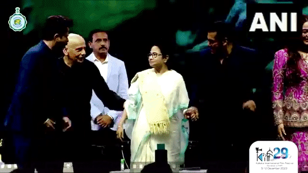 Salman Khan with CM Mamata Banerjee (ANI)