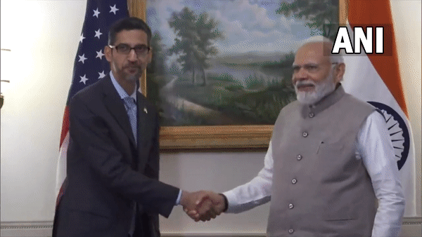 Google and Alphabet CEO Sundar Pichai. (Photo: ANI)
