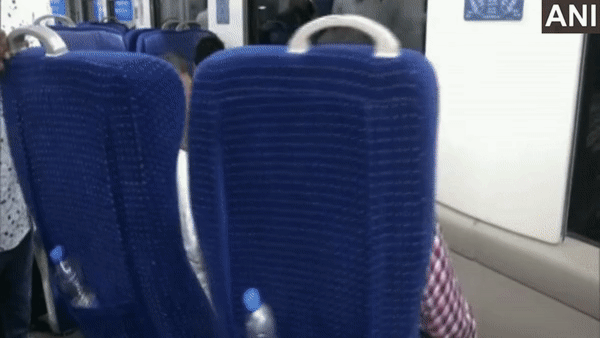 BJP MP Nishikant Dubey takes a ride on newly flagged-off Howrah-Patna Vande Bharat Express (Photo/ANI)