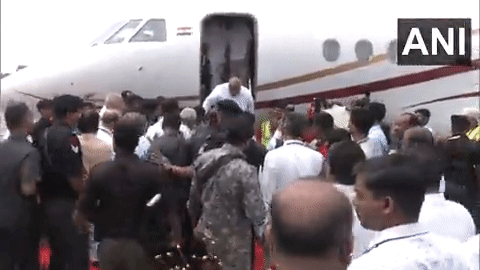 Congress leader Rahul Gandhi, Mallikarjun Kharge arrive in Bihar's Patna (Photo/ANI)