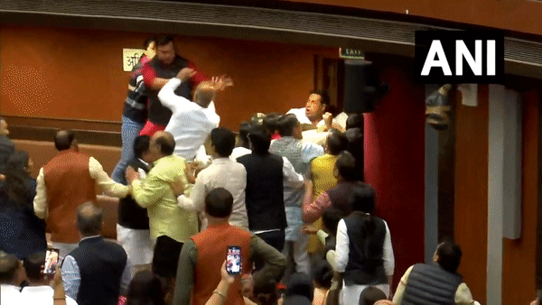 Visual from the Delhi Civic Centre (Photo/ANI)