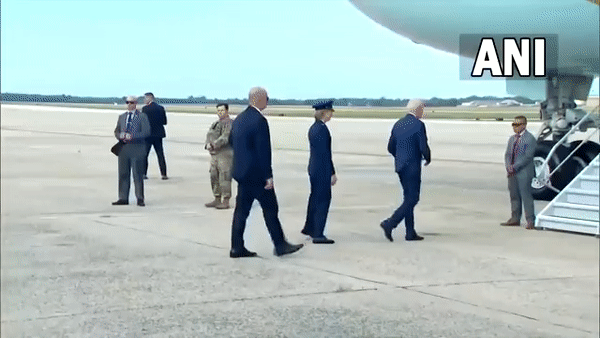 US President Joe Biden leaves for India. (Image Credit: Reuters)