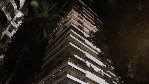 Parineeti Chopra's residence in Bandra (image source: ANI)