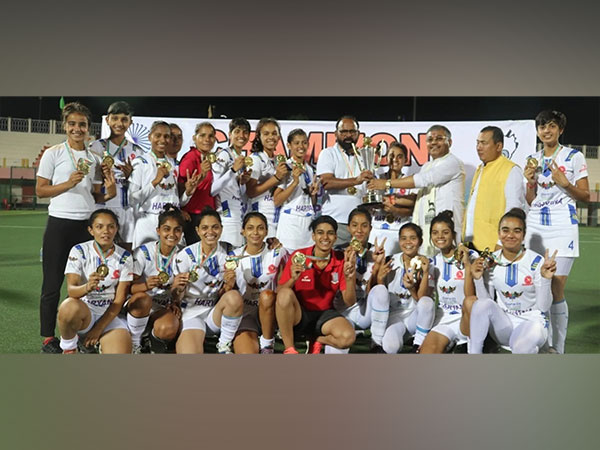 Team Haryana after winning the title (Photo/Hockey India)