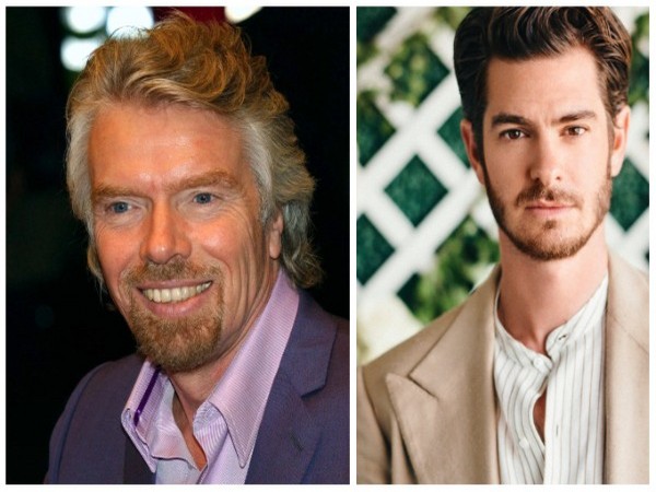 Andrew Garfield and Richard Branson (Image source: Instagram)