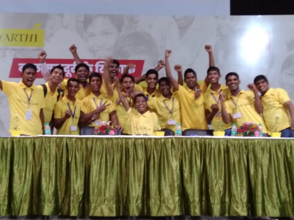 A “Baal Panchayat” (Children’s Parliament) was organised in the capital by Kailash Satyarthi Children’s Foundation on Wednesday. Photo/ANI
