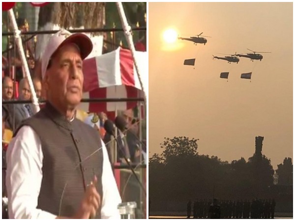 Defence Minister Rajnath Singh reviewed the passing out parade of 137th course at NDA in Pune on Saturday 