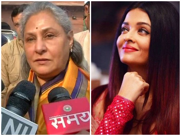 Jaya Bachchan (left) Aishwarya Rai Bachchan (right) [File photo]