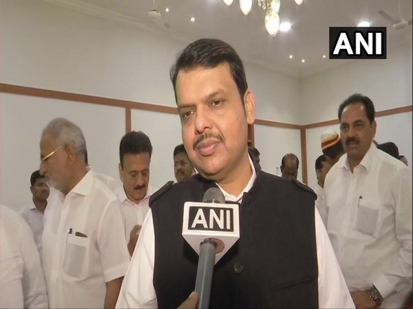 Devendra Fadnavis speaking to ANI after taking oath as Chief Minister of Maharashtra on Saturday.