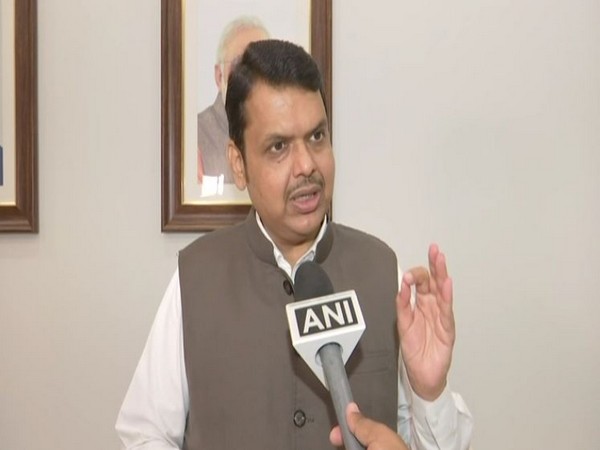 BJP leader Devendra Fadnavis speaking to ANI in Mumbai on Wednesday.