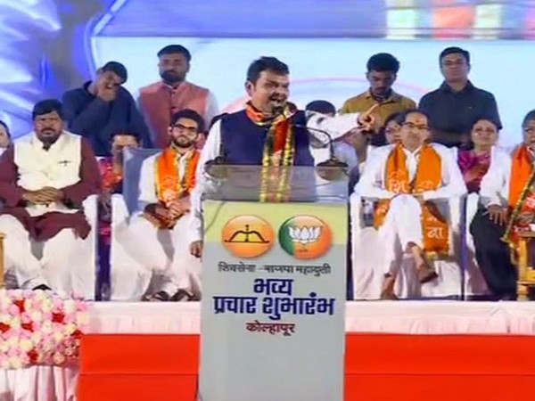 Chief Minister Devendra Fadnavis addressing a gathering in Mumbai on Friday. 