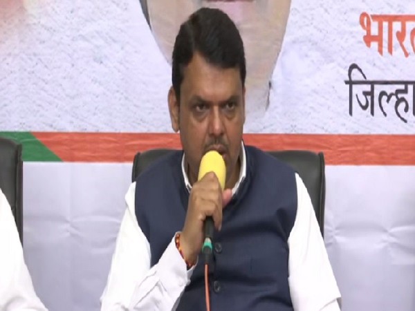 Maharashtra Chief Minister Devendra Fadnavis speaking to media in Nanded on Saturday.