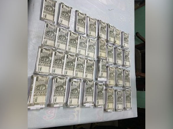 The fake Indian currency seized by Assam police 