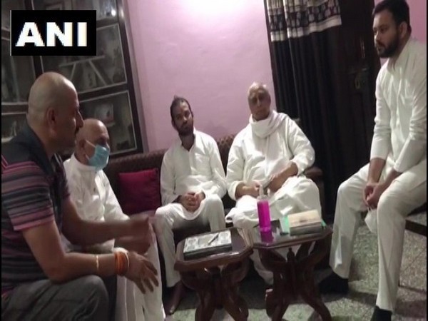 RJD leaders Tejashwi Yadav and Tej Pratap Yadav on Thursday met Sushant Singh Rajput's family, who died of suicide in Mumbai earlier this month.