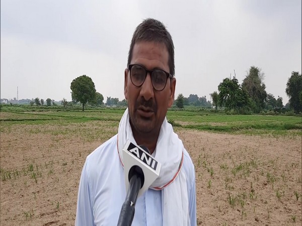 Brajesh Pal Singh, a farmer speaking to ANI in Aligarh. (Photo/ANI)