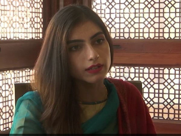 Kashmiri actor Farhana Bhat while speaking to ANI. (Photo/ANI)
