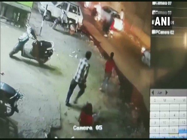 a grab of the CCTV footage 