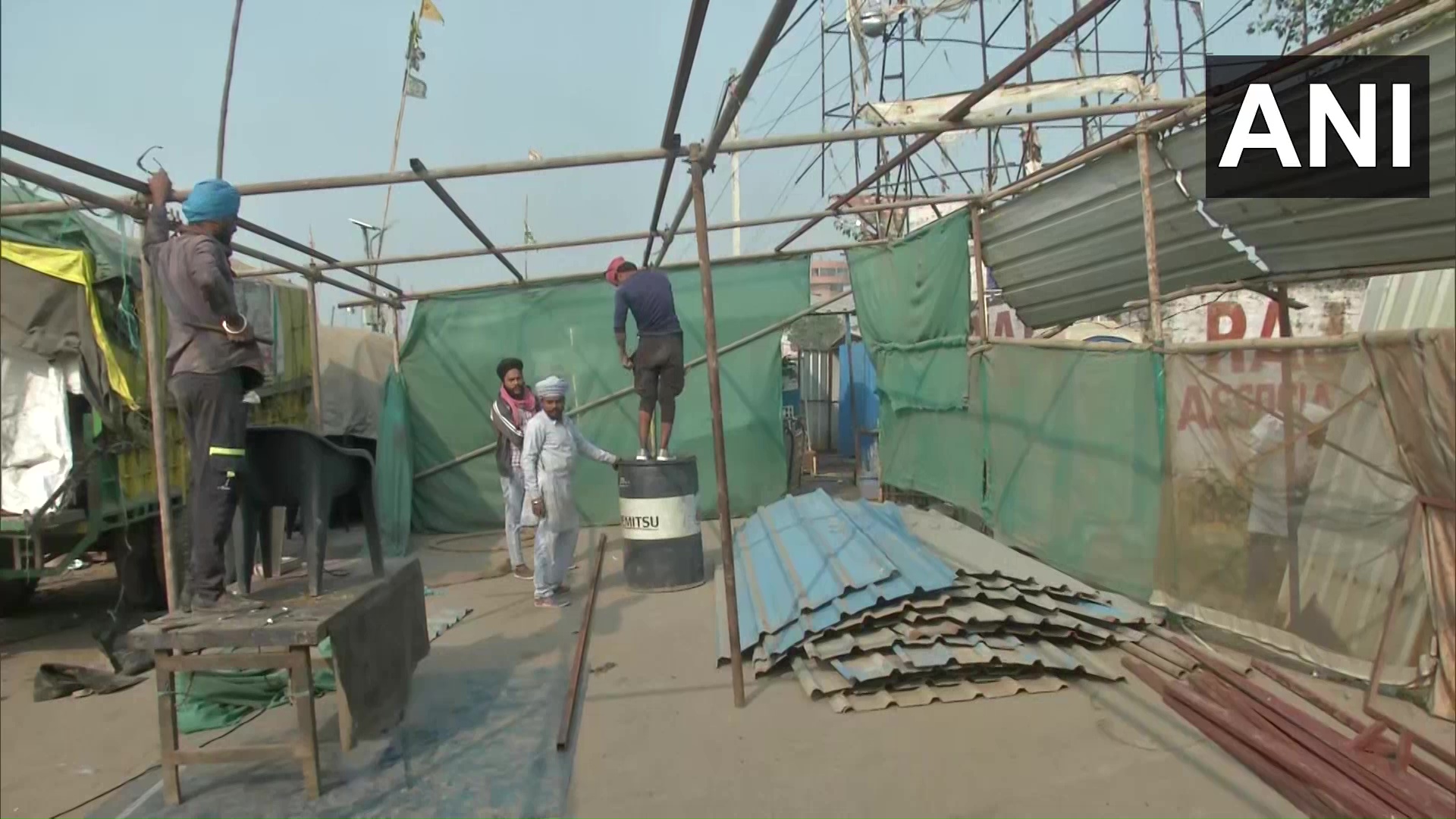 Visual from the protest site (Photo/ANI)