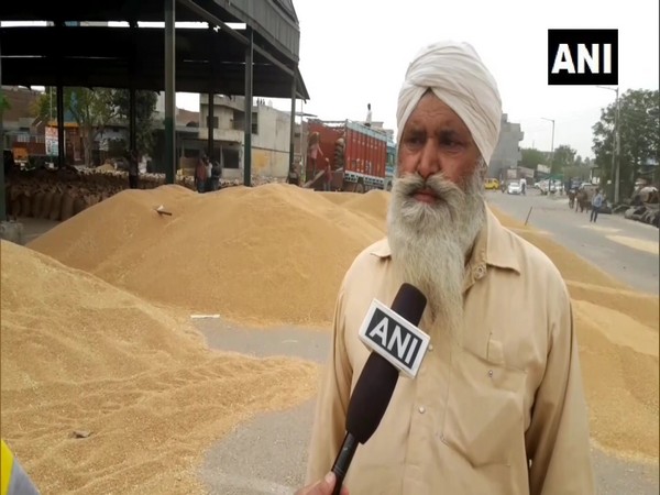  Farmer from Punjab, Sukhdev Singh speaking to ANI. (Photo/ANI)