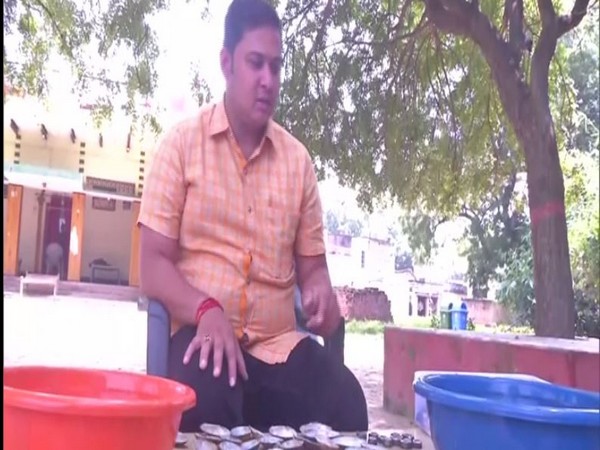 Shwetang Pathak, a local farmer. (Photo/ANI)