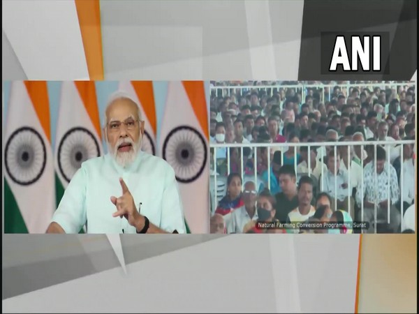 Prime Minister Narendra Modi addresses the Natural Farming Conclave through video conferencing (Photo/ANI)