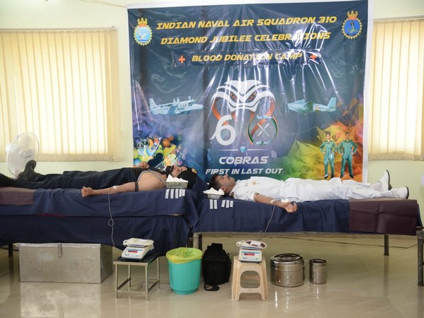 Blood donation camp organised by Indian Navy