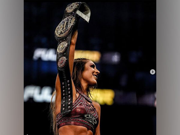 Britt is a one-time Women's Champion in AEW. (Photo- Britt Baker Twitter)