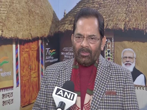 Union Minister of Minority Affairs Mukhtar Abbas Naqvi (Photo/ANI) 
