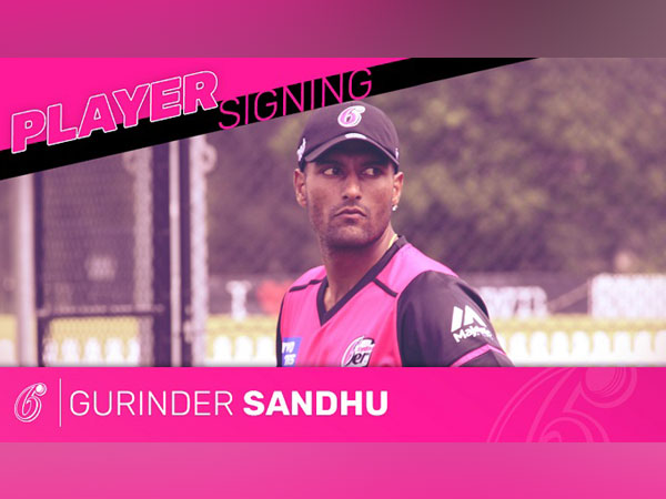 Former Australian ODI fast bowler Gurinder Sandhu  (Image: Sydney Sixers' Twitter)