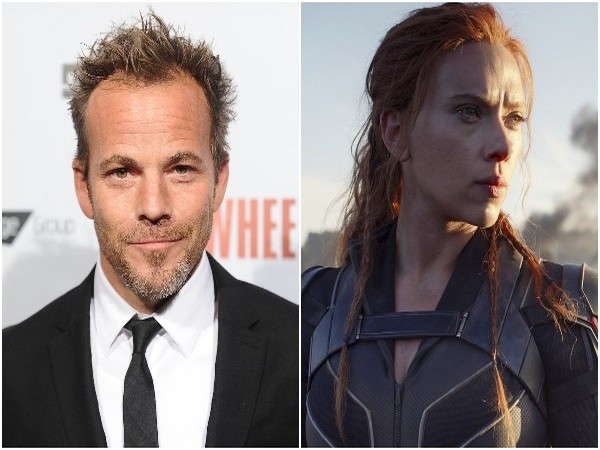 Stephen Dorff, Scarlett Johnasson as 'Black Widow' (Image source: Instagram)