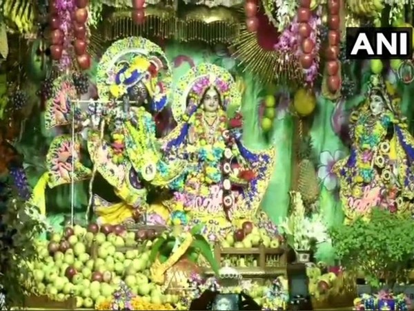 ISKCON Radha-Krishna temple, Delhi. Photo/ ANI