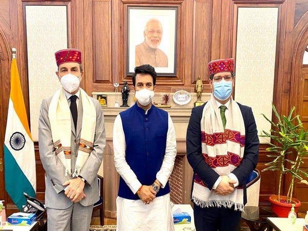 India open for stronger trade, investment ties with EU: Union minister (Photo Credit: Twitter/Anurag Thakur)