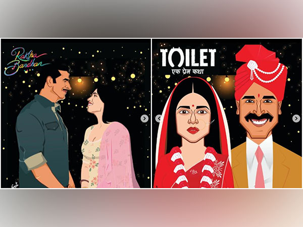 'Raksha Bandhan',  'Toilet: Ek Prem Katha' posters (Image Source: Instagram)