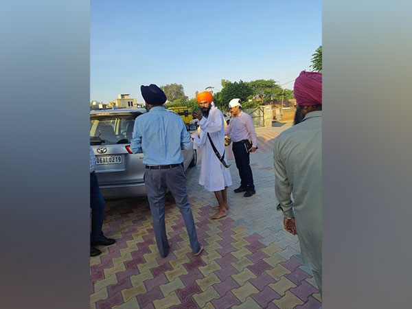 Amritpal Singh in Punjab Police custody. (Official sources)
