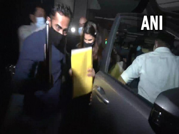 Actor Jacqueline Fernandez at ED office (Photo/ANI) 