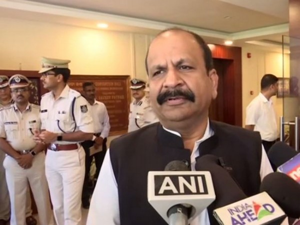 NIA Director General Yogesh Chandra Modi speaking to media persons in Bhubaneswar on Thursday. Photo/ANI