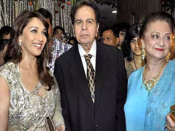 Madhuri Dixit, Dilip Kumar, Saira Banu (Image sourec: Instagram)
