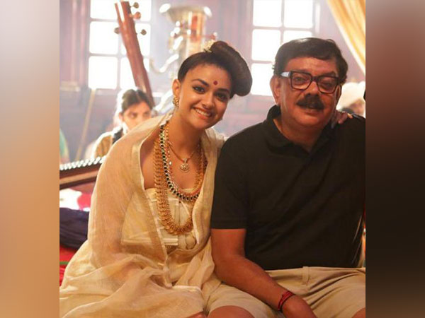 Keerthy Suresh, Priyadarshan (Image source: Twitter)